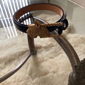 Vintage Vern O’Hara Terrier Leather Belt-32